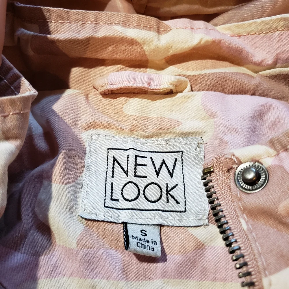 New look • size small • womens pink camo jacket - Picture 8 of 8